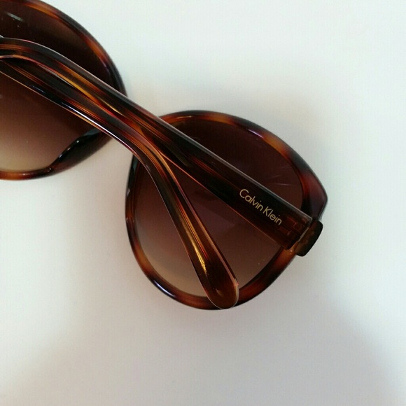 calvin klein tortoise shell sunglasses